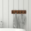 Flash Furniture 24" Classic Brown Wall Mount Coat Rack with Hooks HFKHD-GDI-CRE8-632315-GG